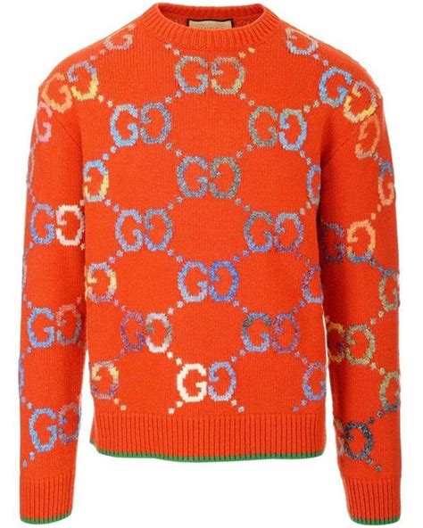 gucci orange sweater